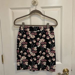 Ann Taylor Outlet Petite Floral Pencil Skirt